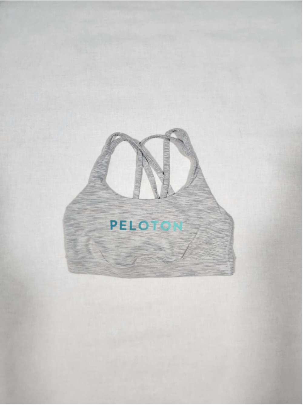 Women's Peloton Sports Bra Size M Grey Blue
